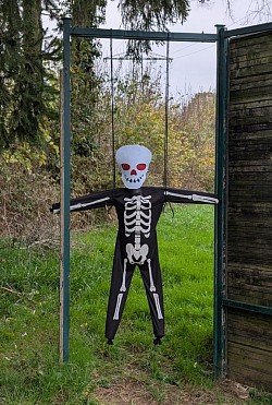 Das erhängte Skelett